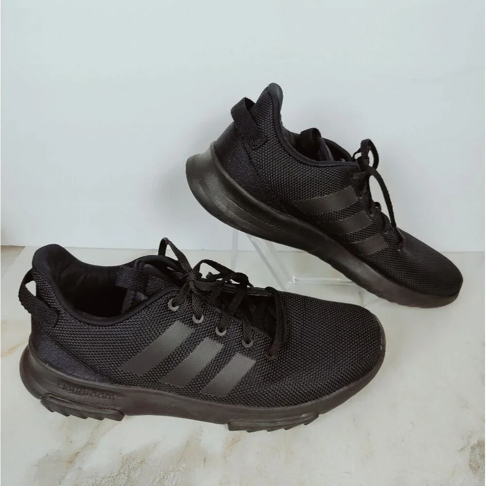 Adidas Men's Cloudfoam Racer TR Black Running Shoes Sneakers, Sz 8.5